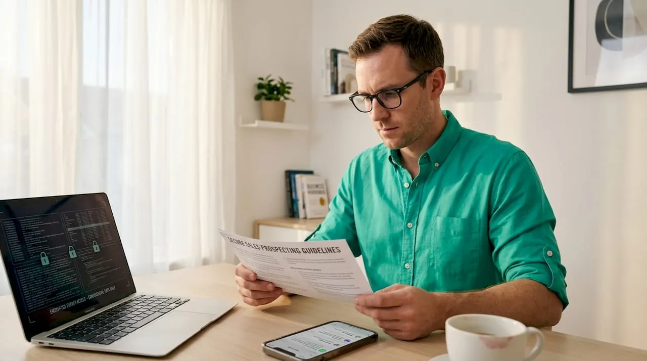 Best Practices for Secure Sales Prospecting in 2026